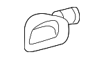 1K0820731 - HVAC: Cabin Air Temperature Sensor Aspirator Tube Adapter for Volkswagen Image