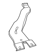 1KM819805 - Body: Rear Duct for Volkswagen: Beetle, Eos, Golf, Golf R, GTI, Jetta, Passat, R32, Rabbit Image