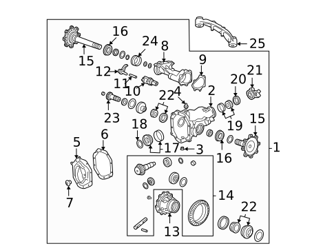 Carrier & Components for 2025 GMC Sierra 2500 HD #0