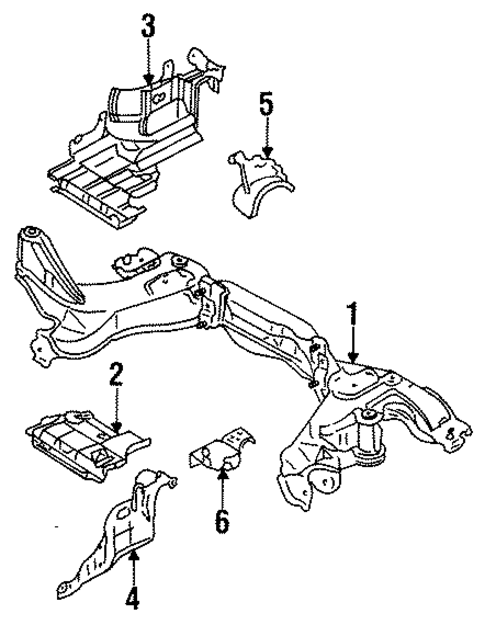 Splash Shields for 1993 Mazda MX-3 #0