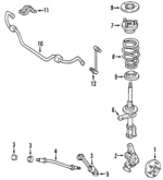 4593450AA - : Hub &amp; Bearing for Chrysler: 300M, Concorde, LHS, New Yorker, Prowler | Dodge: Intrepid Image