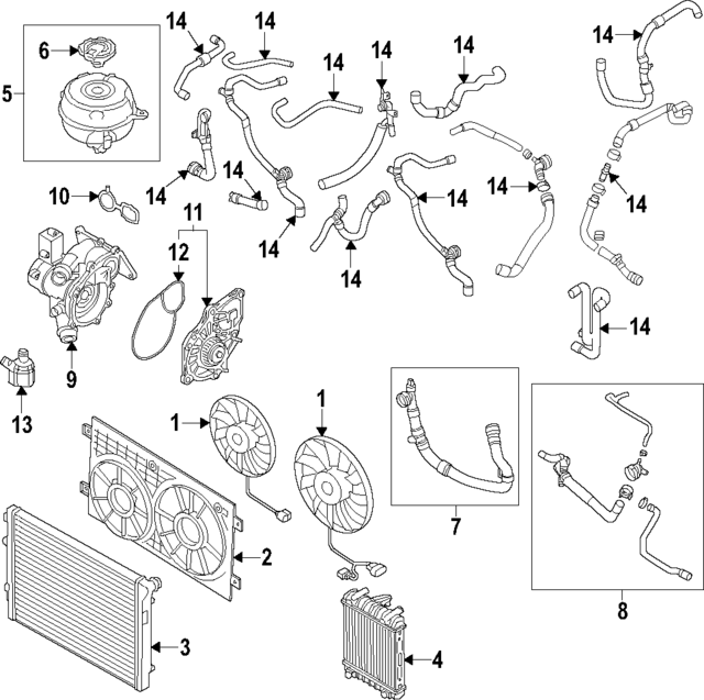 5WA122109A - : Hoses for Volkswagen Image