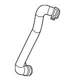 2125010584 - Cooling System: Coolant Hose for Mercedes-Benz Image