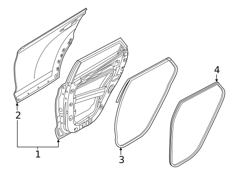 Door & Components for 2025 Hyundai Tucson #2