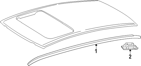 Exterior Trim - Roof for 2025 Toyota Crown #0