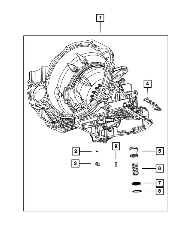 152127 - 4-Speed; Automatic VLP Transaxle: Transmission Oil Pump Ball for Mopar Image