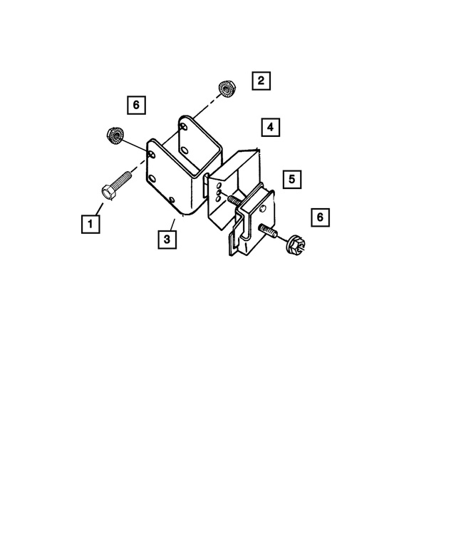 4796376 - Engine Mounting: Engine Mount Bracket Package for Mopar Image image