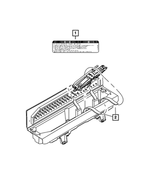 68077992AA - Wheels: Load Floor Strap for Mopar Image