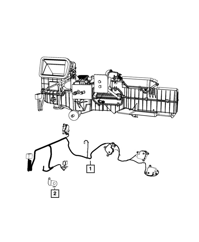 « 5148132AA – Electrical : Câblage Agrafe pour Mopar Image »