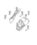 68441792AA - Electrical: Engine Starter for Mopar Image