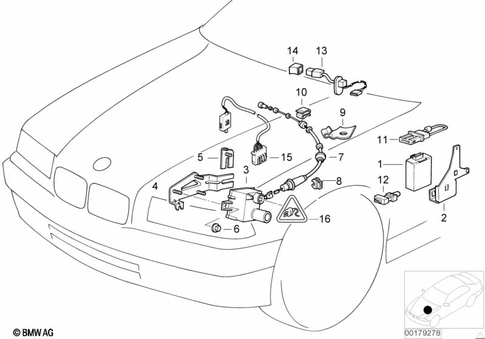 Sensors for Driver Assistance Systems for 1992 BMW 325is #0