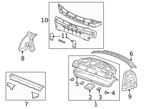 Rear Body for 2005 Chrysler 300 #0