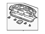 5065257AD - Body: Package Tray for Chrysler: 300 Image