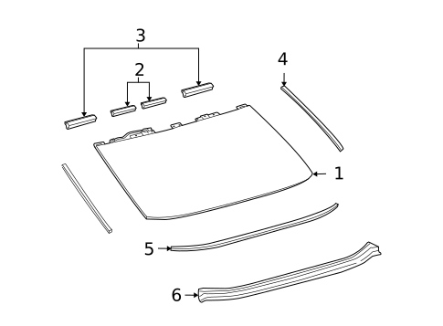 Reveal Moldings for 2007 Lexus LS460 #0