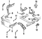 10137331 - Engine: Mount Bracket for Oldsmobile: Cutlass Supreme | Pontiac: Grand Prix Image