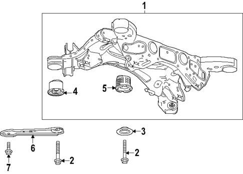 Suspension Mounting for 2025 Buick Enclave #1