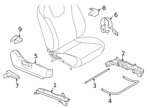 Tracks & Components for 2013 Subaru Forester #2