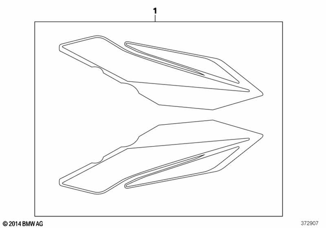 51148528379 - Body Equipment: Decor Tape -  for BMW-Motorrad Image