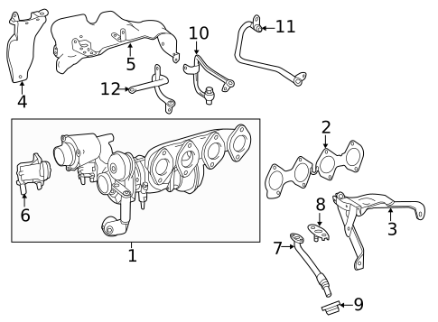 Turbo Charger for 2014 Mercedes-Benz SLK250 #0