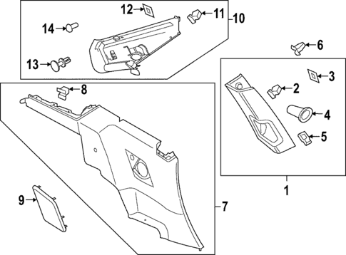 Interior Trim - Quarter Panels for 2020 Porsche 911 #0