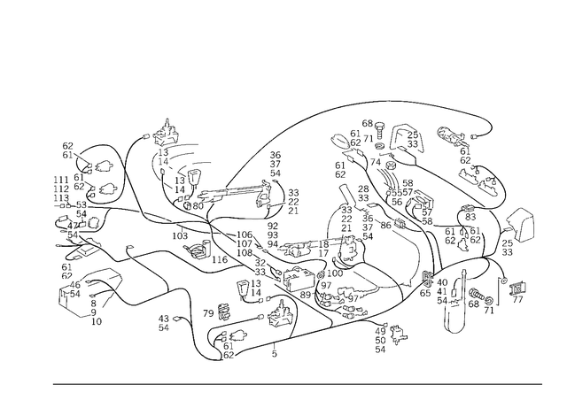 1245404107 - : Wiring Harness for Mercedes-Benz Image