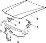 E7SZ16612A - Body: Hood for FORD Image