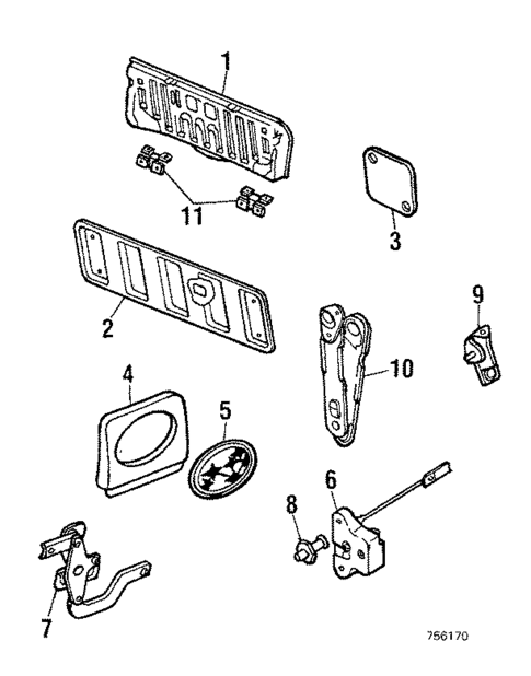 Tailgate for 1987 Subaru Brat #0