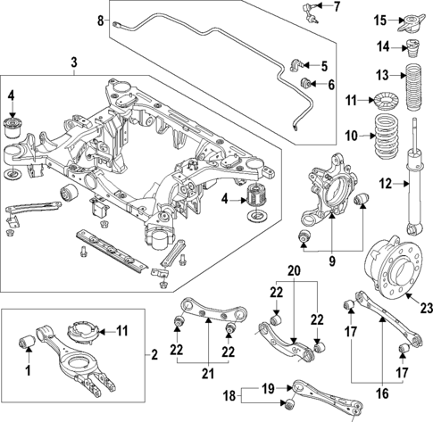Rear Suspension for 2024 Kia EV9 #0