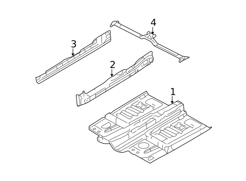 Floor for 2006 Ford Freestyle #0