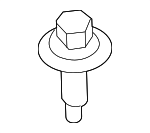 11547421 - Electrical: Headlamp Assembly Bolt for Buick: Enclave, Encore GX, Envision, Envista, Regal Sportback, Regal TourX | Cadillac: ATS, CT4, CT5, CT6, CTS, Escalade, Escalade ESV, ESCALADE IQ, LYRIQ, OPTIQ, XT4, XT5, XT6 | Chevrolet: Blazer, Blazer EV, Bolt EUV, Bolt EV, Camaro, Colorado, Corvette, Cruze, Equinox, Equinox EV, Malibu, Silverado 1500, Silverado 1500 LTD, Silverado 2500 HD, Silverado 3500 HD, Silverado EV, Suburban, Tahoe, Trailblazer, Traverse, Traverse Limited, Trax | GMC: Acadia, Canyon, Hummer EV Pickup, Hummer EV SUV, Sierra 1500, Sierra 1500 Limited, Sierra 2500 HD, Sierra 3500 HD, Sierra EV, Terrain, Yukon, Yukon XL | Oldsmobile: Intrigue | Pontiac: G6, Grand Am, Grand Prix | Saturn: Aura, Ion, Sky Image