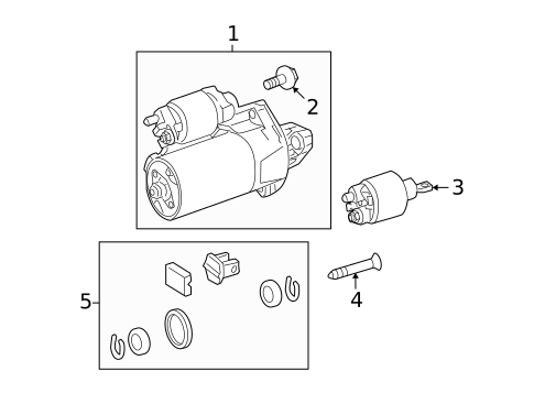 Starter for 2013 Mercedes-Benz E400 #1