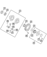 TRANSMISSION DIFFERENTIAL - SHAFT 68187407AA