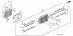 27122PX4000 - Transmission - Automatic: CAP, SHIFT VALVE (1-2) for Honda Image