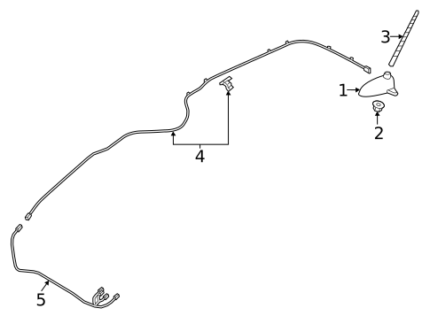 Antenna & Radio for 2021 Hyundai Kona Electric #1