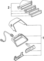 GJ2951580A19 - : 1988-1992 Mazda 626 - High Mount Lamp for Mazda: 626 Image