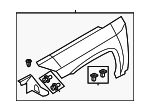 68079929AA - Body: Fender for Jeep: Patriot Image