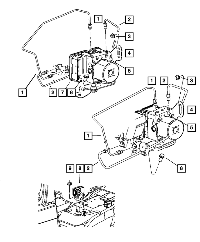 68004830AD - Service Brakes: Anti-lock Brakes Module for Mopar Image