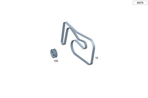 Belt, Belt Tensioner, Guide Pulley for 2023 Mercedes-Benz Maybach S680 #0