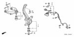 90363SF1000 - Chassis: NUT, CASTLE (12MM) for Acura Image