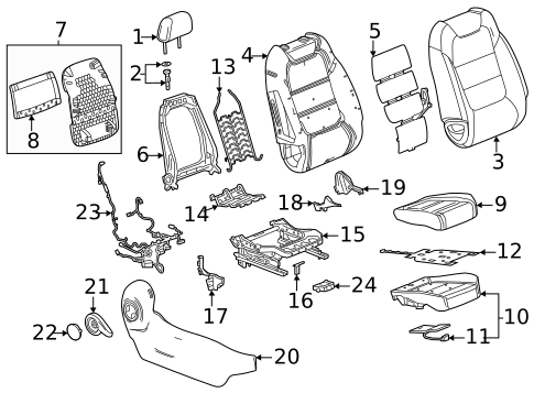 Power Seats for 2025 Chevrolet Trailblazer #2