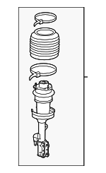 4801048070 - : Strut for Lexus: RX350, RX450h Image