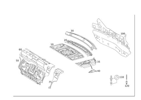 Rear End for 2007 Mercedes-Benz CLS550 #0