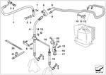 34322338180 - Brakes: Brake Hose for BMW-Motorrad Image