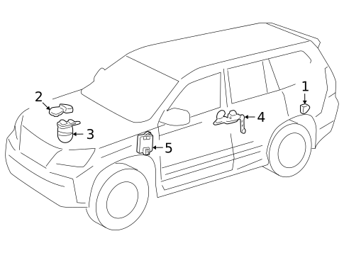 Ride Control Components for 2020 Lexus GX460 #0