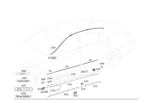 Outside Attachment Parts for 2015 Mercedes-Benz S550e #0