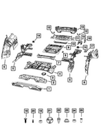 68574503AH - : Rear Rail, Left for Mopar Image