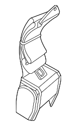 EVB000710LNF - : Lap &amp; Shoulder Belt for Land-Rover Image