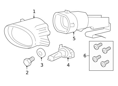 Fog Lamps for 2008 Volvo C70 #0