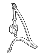 7000B334 - : Seat Belt Assembly for Mitsubishi Image