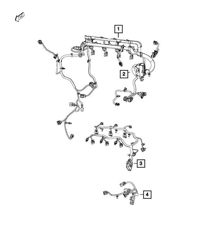 68111554AE - : Engine Wiring for Mopar Image